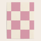 Dusty Rose Checkerboard Poster Gallery Image 4