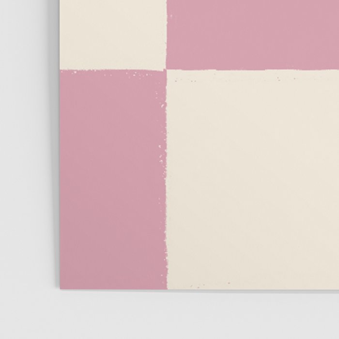 Dusty Rose Checkerboard Poster Gallery Image 3