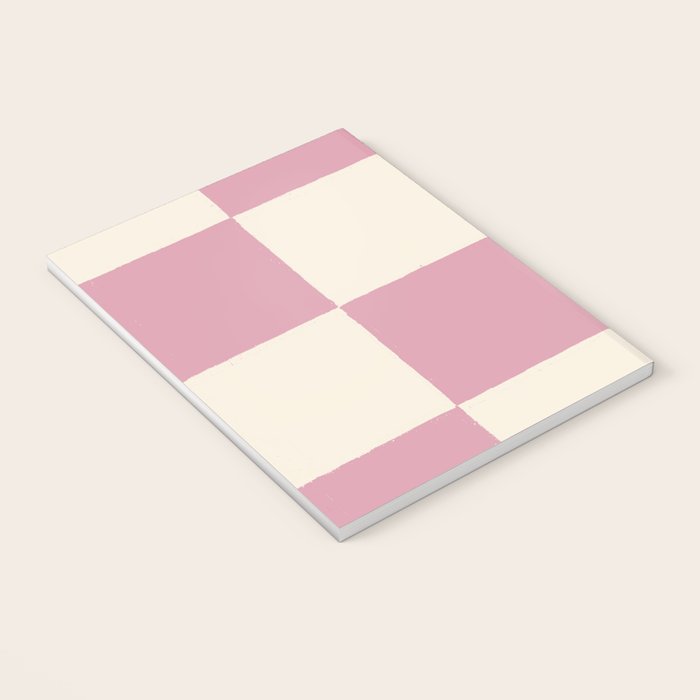 Dusty Rose Checkerboard Notebook Gallery Image 3