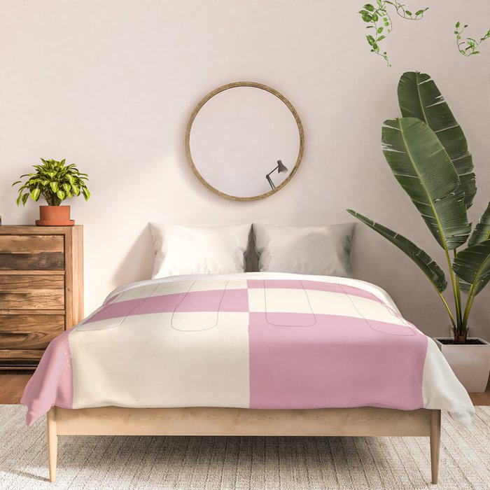 Dusty Rose Checkerboard Comforter Gallery Image 3