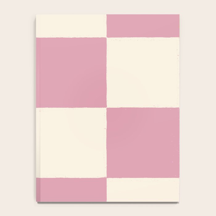 Dusty Rose Checkerboard Notebook Gallery Image 4