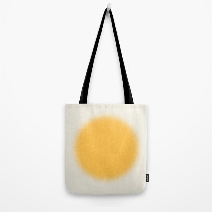 Abstraction_SUN_YELLOW_CIRCLE_BLUR_LOVE_POP_ART_0602A Tote Bag Gallery Image 2