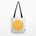 Abstraction_SUN_YELLOW_CIRCLE_BLUR_LOVE_POP_ART_0602A Tote Bag Gallery Image 2