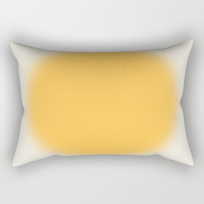 Abstraction_SUN_YELLOW_CIRCLE_BLUR_LOVE_POP_ART_0602A Rectangular Pillow Gallery Image 1