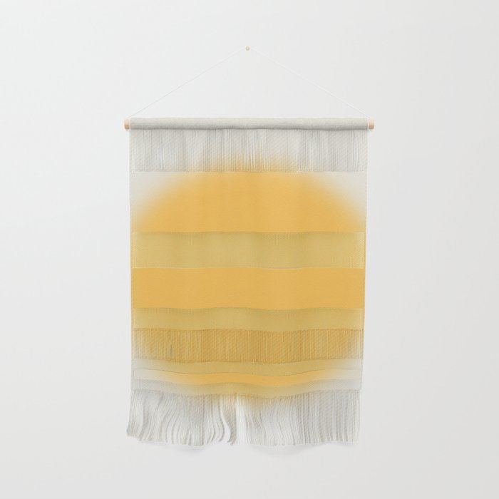 Abstraction_SUN_YELLOW_CIRCLE_BLUR_LOVE_POP_ART_0602A Wall Hanging Gallery Image 1