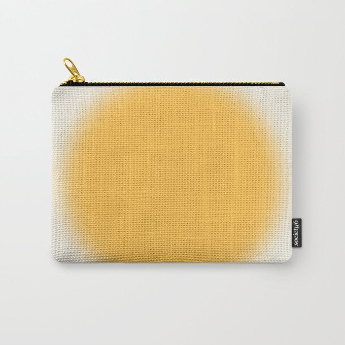 Abstraction_SUN_YELLOW_CIRCLE_BLUR_LOVE_POP_ART_0602A Carry All Pouch Gallery Image 1