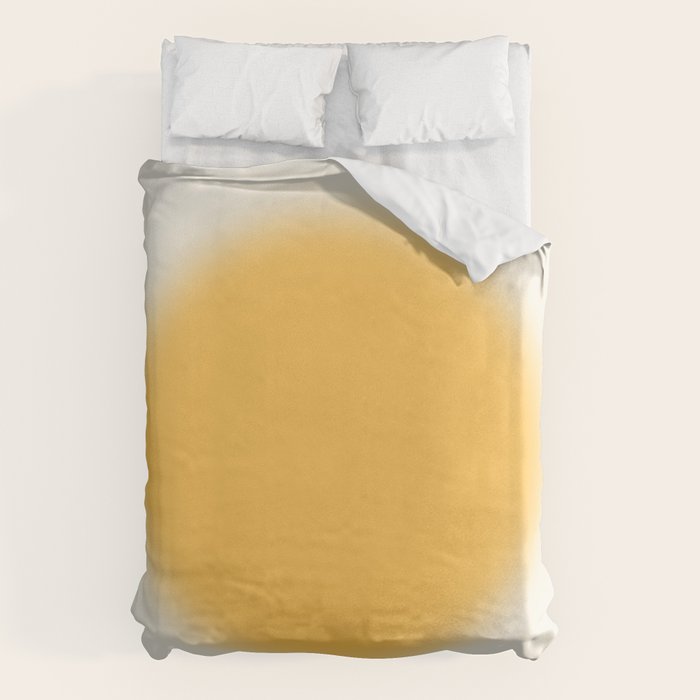 Abstraction_SUN_YELLOW_CIRCLE_BLUR_LOVE_POP_ART_0602A Duvet Cover Gallery Image 1