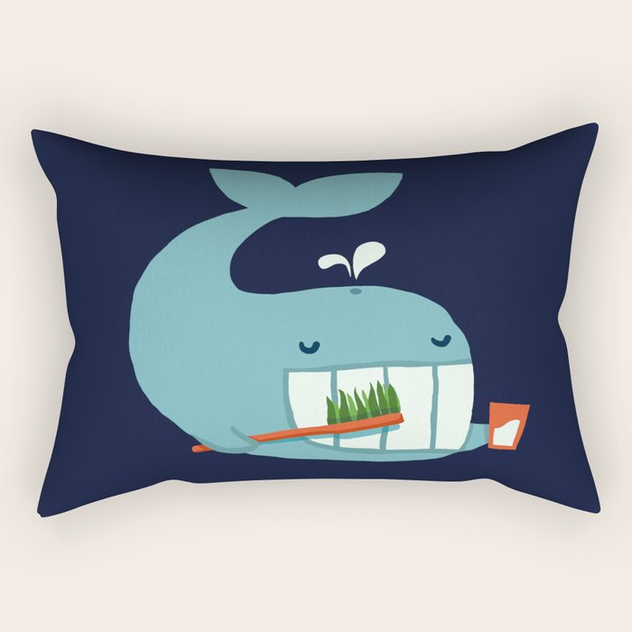 Brush Your Teeth Rectangular Pillow Gallery Image 2