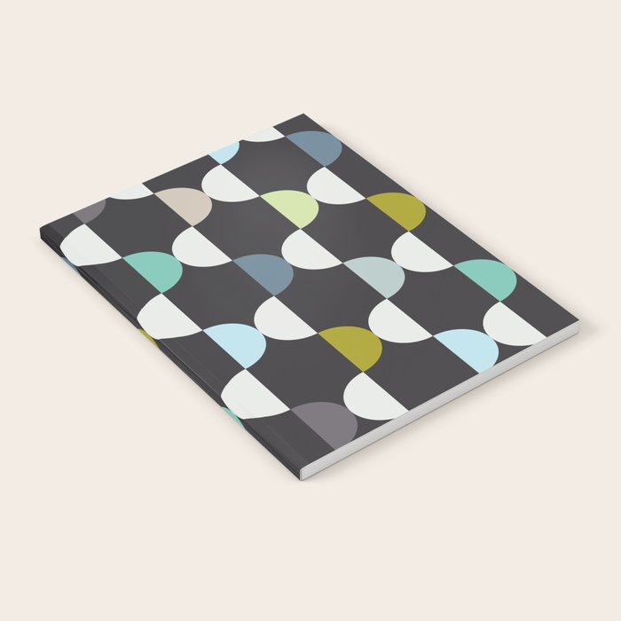 City life facade moonless night Notebook Gallery Image 1