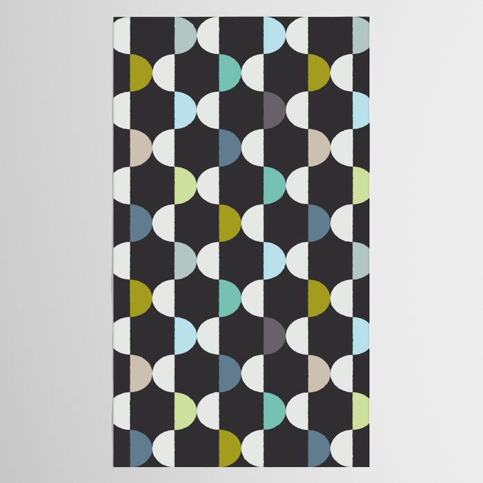 City life facade moonless night Tablecloth Gallery Image 2