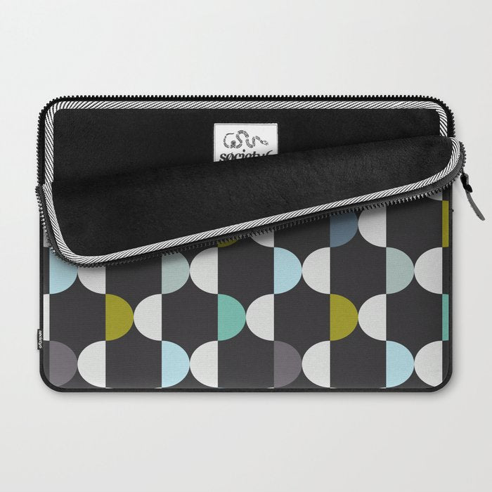 City life facade moonless night Laptop Sleeve Gallery Image 2