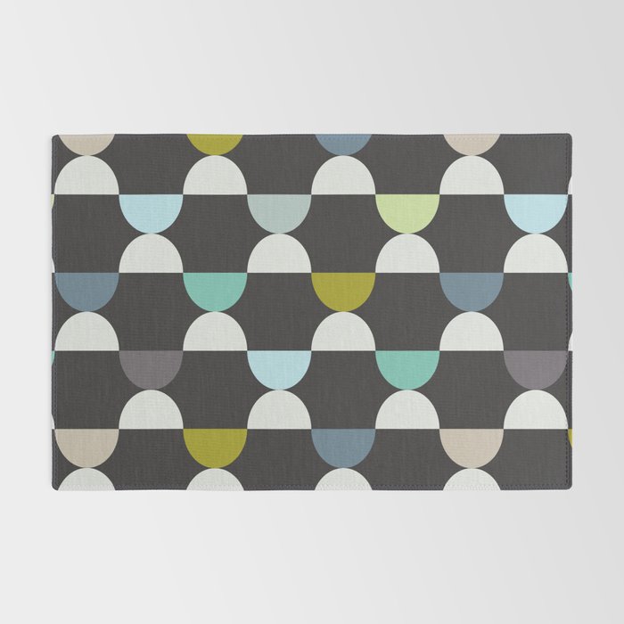 City life facade moonless night Rug Gallery Image 2