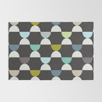City life facade moonless night Rug Gallery Image 2