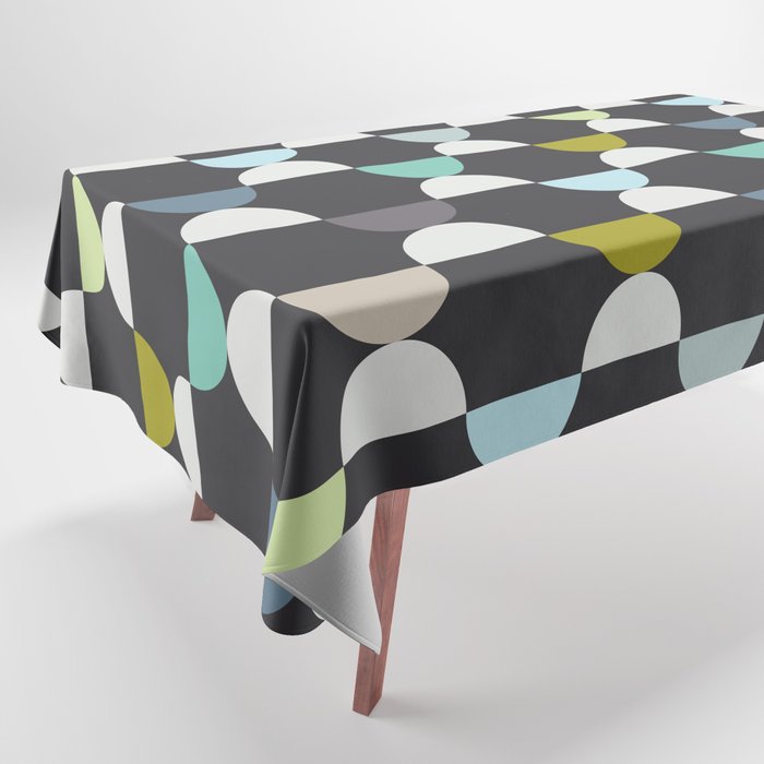 City life facade moonless night Tablecloth Gallery Image 1