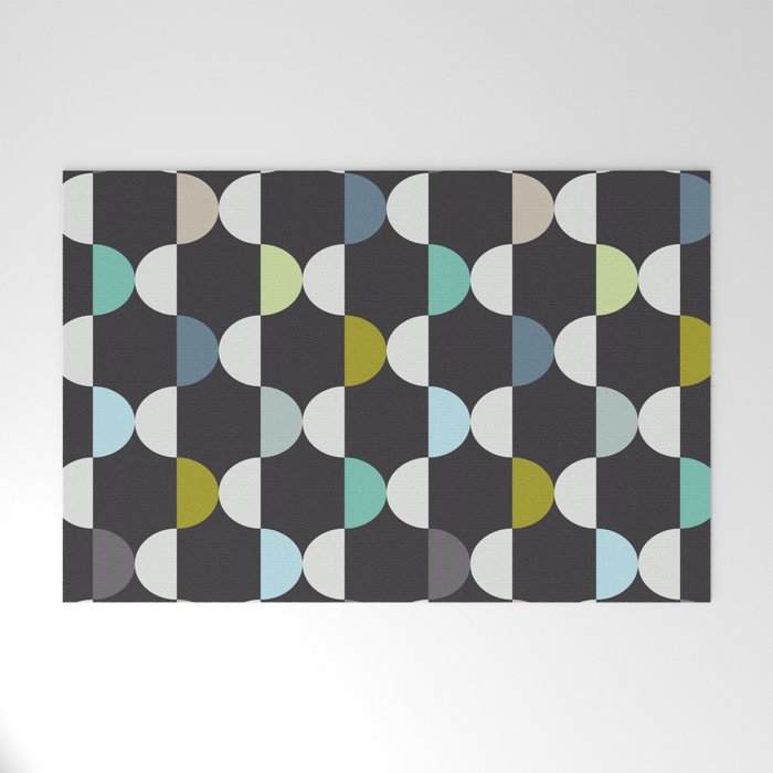 City life facade moonless night Welcome Mat Gallery Image 1