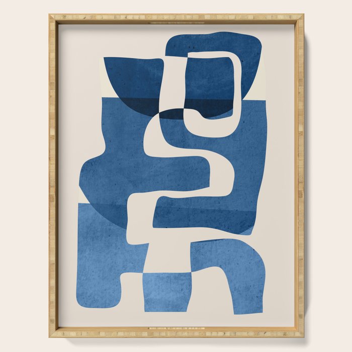 Abstract Art 55/6 Serving Tray Gallery Image 1