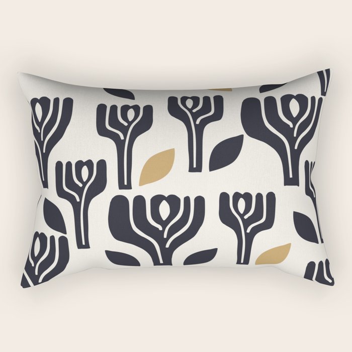 Danish Design Modern Collection Art Rectangular Pillow Gallery Image 1