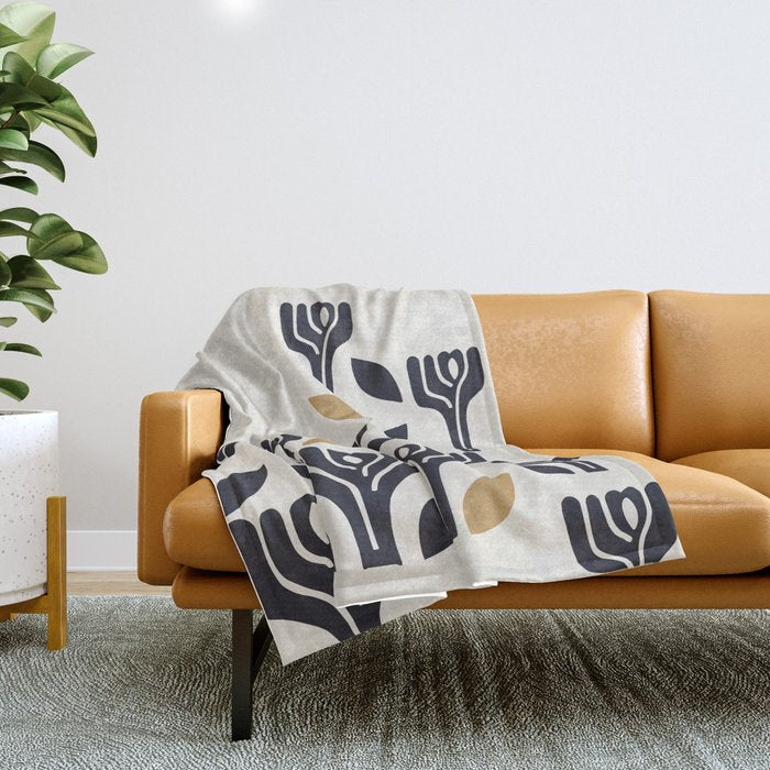 Danish Design Modern Collection Art Throw Blanket Gallery Image 1