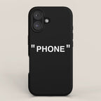 " Art " (Negative) iPhone Case Gallery Image 1