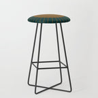 Minimal Sunrays - Teal Stool Gallery Image 1