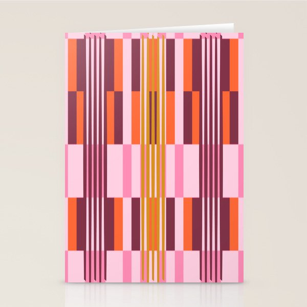 Striped Joy Stationery Card Gallery Image 2