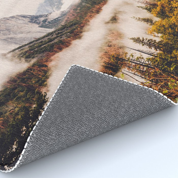 Amazing Yosemite California Forest Waterfall Canyon Rug Gallery Image 4