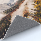 Amazing Yosemite California Forest Waterfall Canyon Rug Gallery Image 4