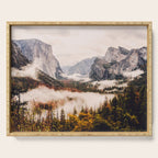 Amazing Yosemite California Forest Waterfall Canyon Serving Tray Gallery Image 1
