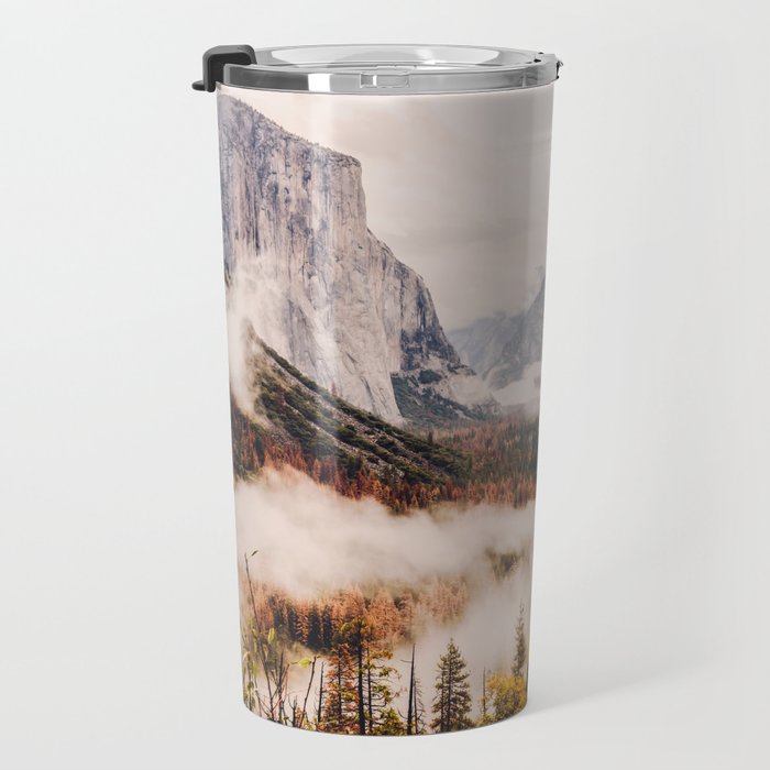 Amazing Yosemite California Forest Waterfall Canyon Travel Mug Gallery Image 3