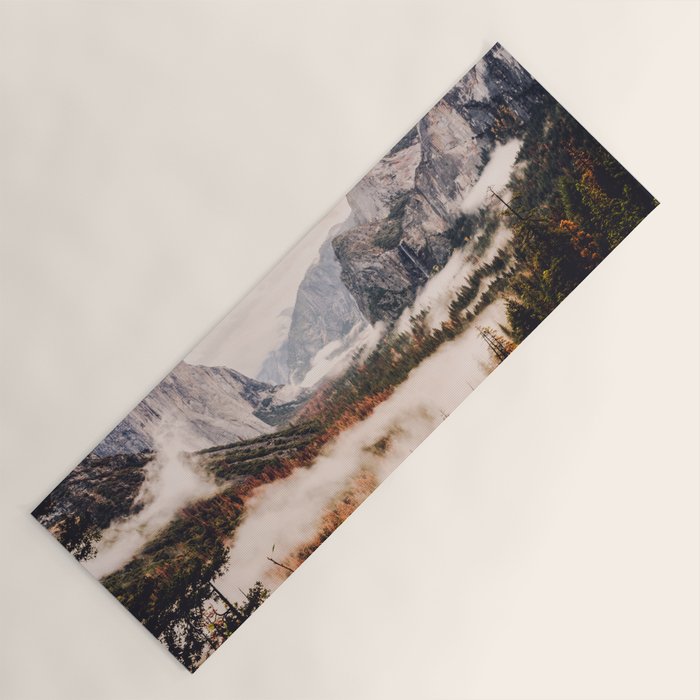 Amazing Yosemite California Forest Waterfall Canyon Yoga Mat Gallery Image 1
