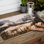 Amazing Yosemite California Forest Waterfall Canyon Outdoor Rug Gallery Image 2
