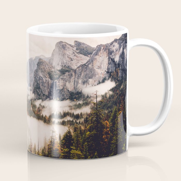 Amazing Yosemite California Forest Waterfall Canyon Coffee Mug Gallery Image 1