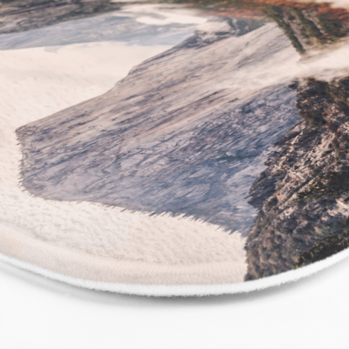 Amazing Yosemite California Forest Waterfall Canyon Bath Mat Gallery Image 3