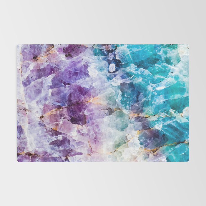 Multicolor quartz texture Rug Gallery Image 2