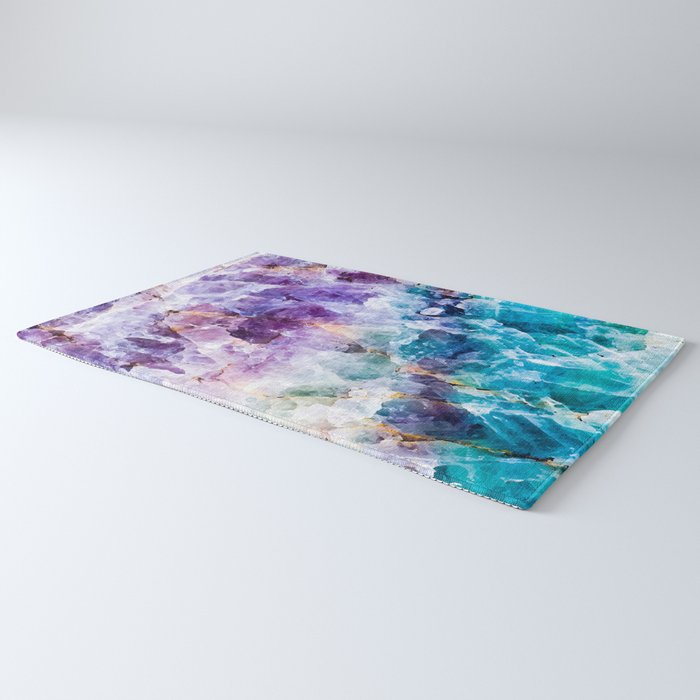 Multicolor quartz texture Rug Gallery Image 3