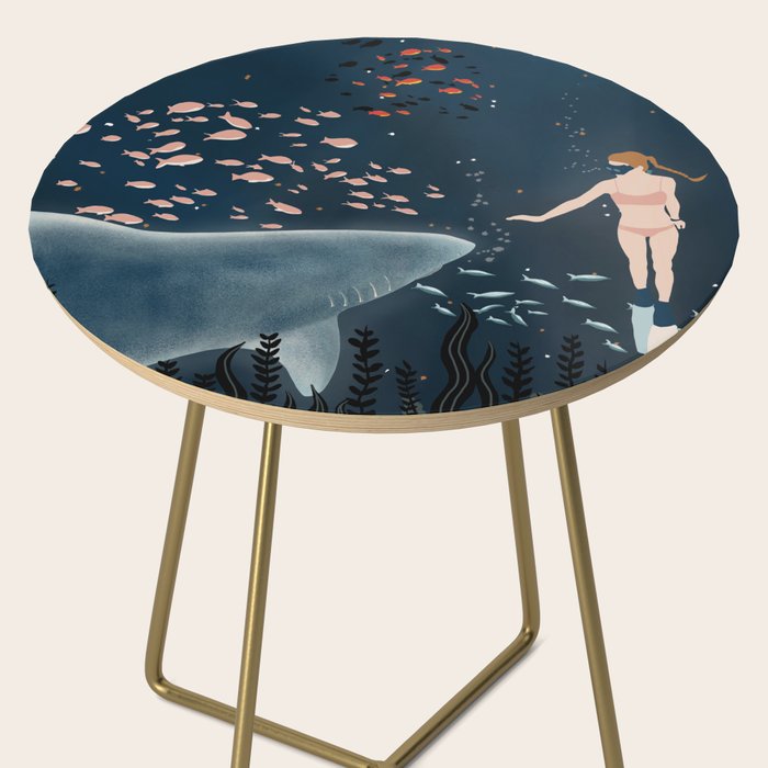 diving with sharks Side Table Gallery Image 2