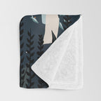 diving with sharks Throw Blanket Gallery Image 3