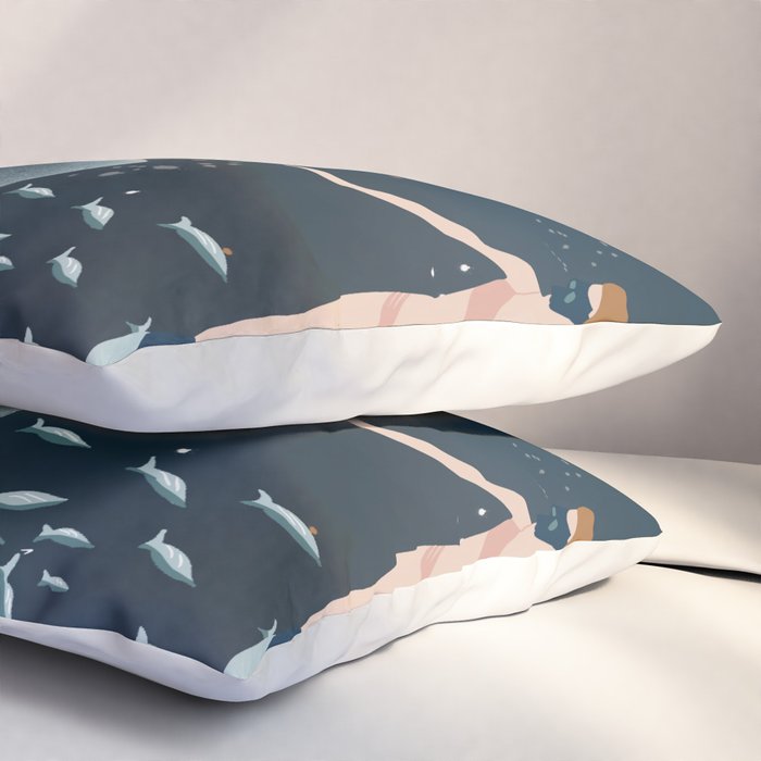 diving with sharks Pillow Sham Gallery Image 3
