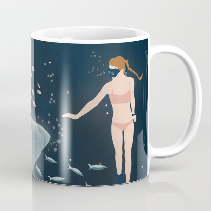 diving with sharks Coffee Mug Gallery Image 1