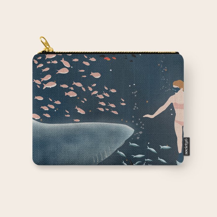 diving with sharks Carry All Pouch Gallery Image 1