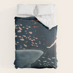 diving with sharks Duvet Cover Gallery Image 6