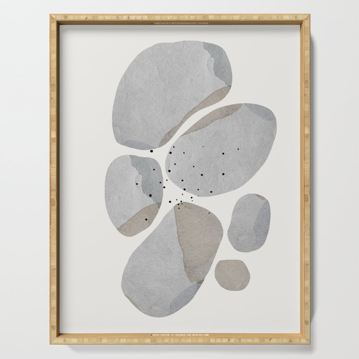 Abstract Desert Stones Serving Tray Gallery Image 1