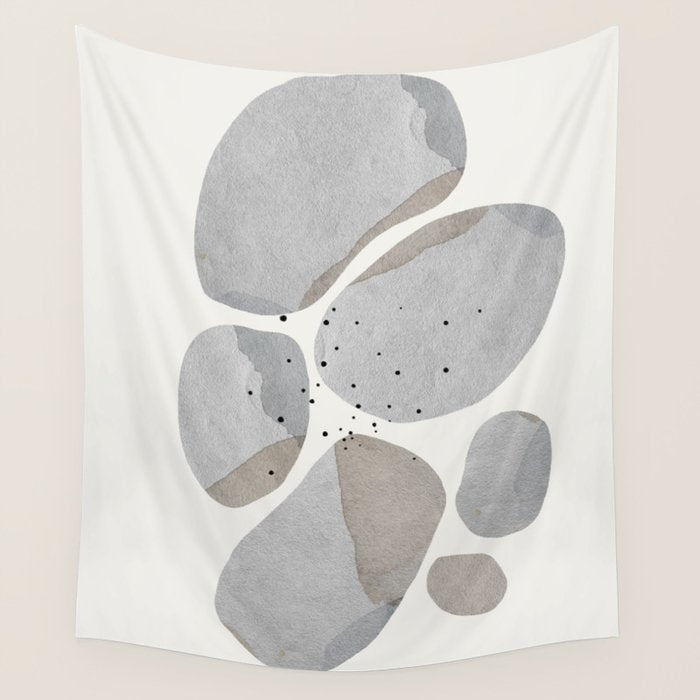 Abstract Desert Stones Wall Tapestry Gallery Image 4