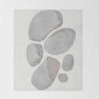 Abstract Desert Stones Throw Blanket Gallery Image 2