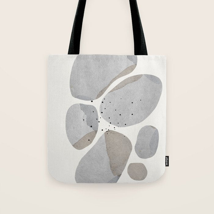 Abstract Desert Stones Tote Bag Gallery Image 1