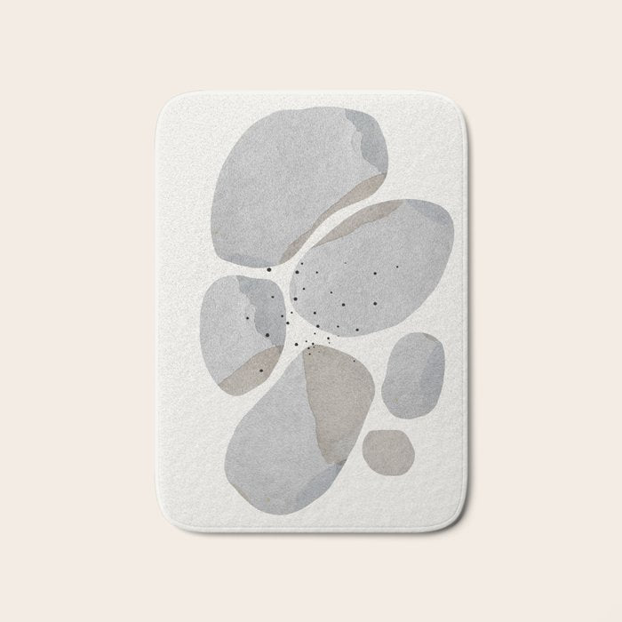 Abstract Desert Stones Bath Mat Gallery Image 1
