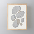 Abstract Desert Stones Mini Art Print Gallery Image 1
