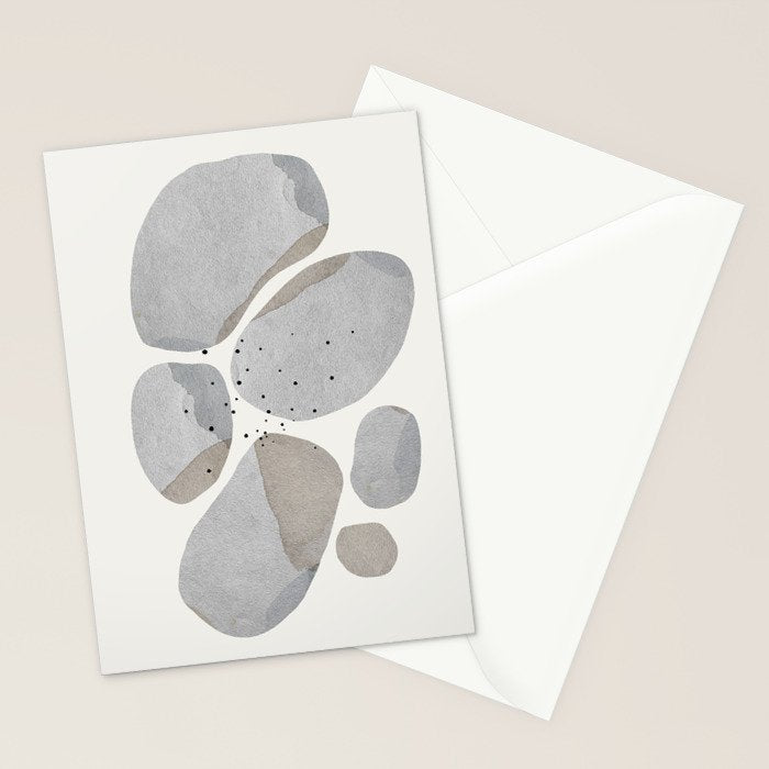 Abstract Desert Stones Stationery Card Gallery Image 2