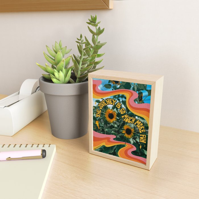 The Journey is So Much More Fun Mini Art Print Gallery Image 2