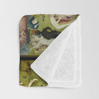 The Garden of Earthly Delights Throw Blanket Gallery Image 3